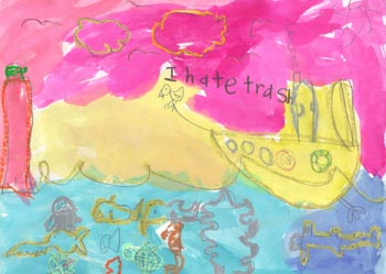 Poster Art Contest Entry from 1st grade  Winner Koichi Yamada