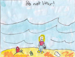 Poster Art Contest Entry from Jennifer Farrell, 3rd grade