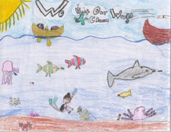 Poster Art Contest Entry from Naomi Fernandez, 3rd grade