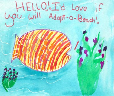 Poster Art Contest Entry from Grand Prize Winner Viveca Smith Malave, 4th grade