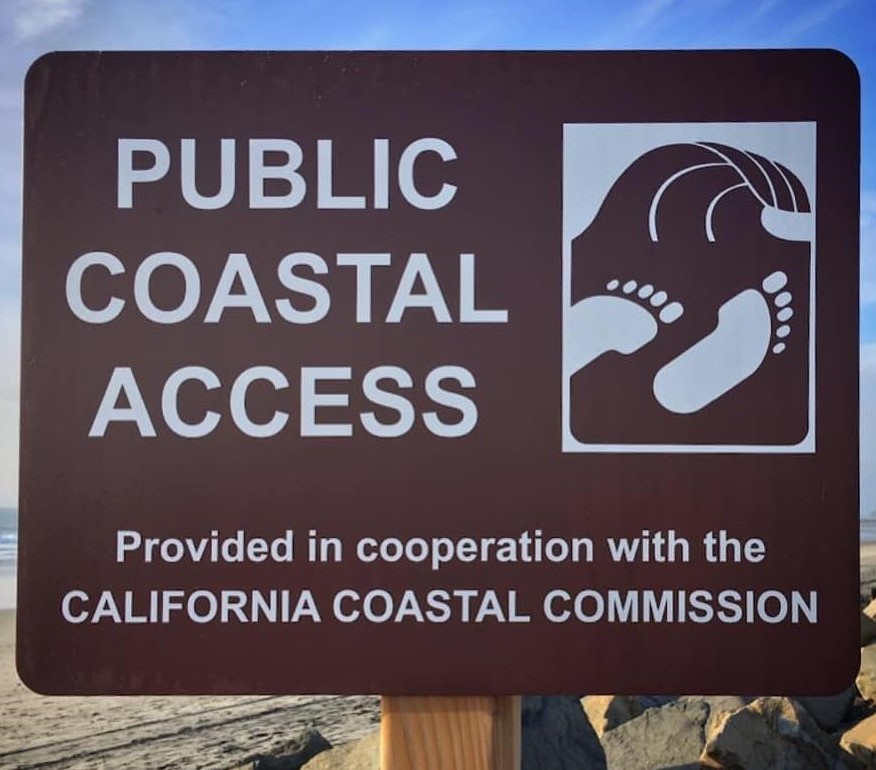 Coastal Access sign