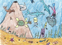 Poster Art Contest Entry from Melissa Shirley 5th grade