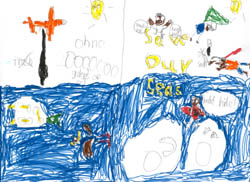 Poster Art Contest Entry from Gary Rentz, 1st grade