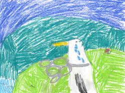 Poster Art Contest Entry from Wesley Obatake, 1st grade