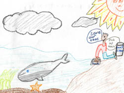 Poster Art Contest Entry from Andrew Esquivas, 2nd grade