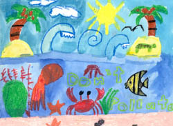 Poster Art Contest Entry from Megan Kwong, 3rd grade