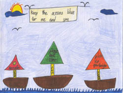 Poster Art Contest Entry from Nicholas Bagga, 3rd grade