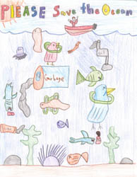 Poster Art Contest Entry from Gary Chi, 4th grade