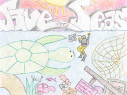 Poster Art Contest Entry from Allie Cashman, 5th grade