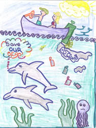 Poster Art Contest Entry from Melissa Shirley 5th grade