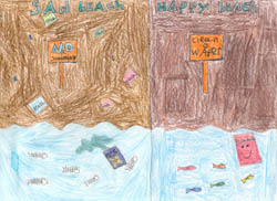 Poster Art Contest Entry from Andrew Holtmann, 6th grade