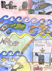 Poster Art Contest Entry from Joyce Chang, 6th grade