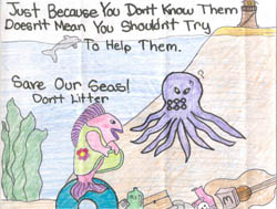 Poster Art Contest Entry from Liliana Gonzales, 6th grade