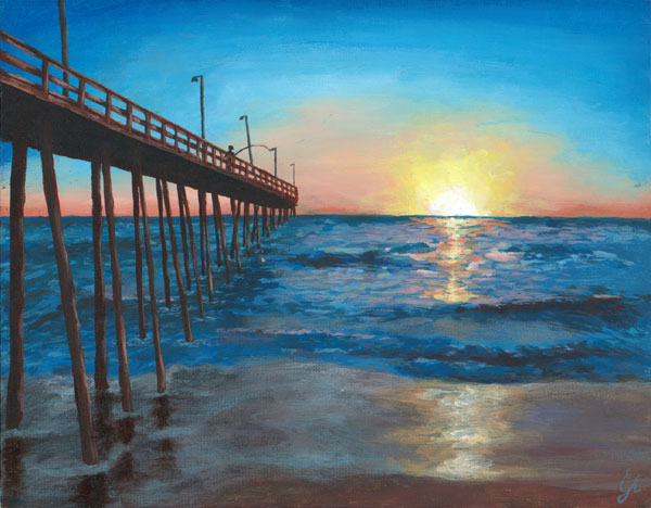 California Dusk, by Chrystal Yen, 11th grade, San Marino 