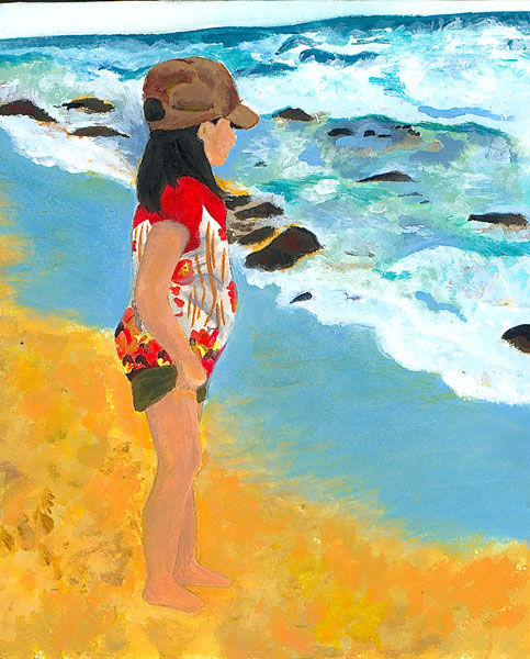 Waiting for the Waves, by Amy Fang, 7th grade, Davis
