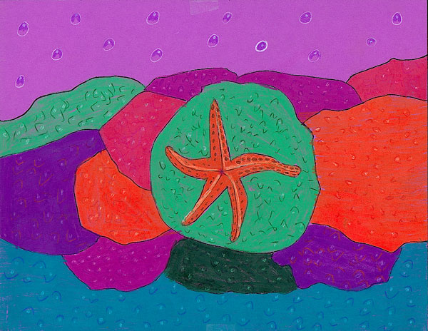 Starfish, by Hemal Kurani, 1st grade, Sunnyvale