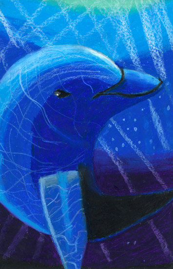 Flipping Dolphin, by Arvind Katta for the 2008 Coastal Art & Poetry Contest