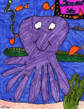 The 2001 California Coastal Commission Children's Poster Art Contest Second Grade Winning entry by Jillian Murray