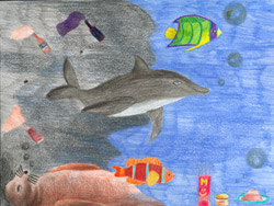 The 2001 California Coastal Commission Children's Poster Art Contest entry by Angela Lee.