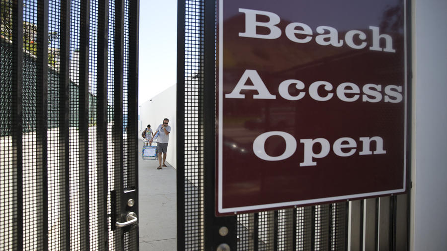 LA Times Beach access