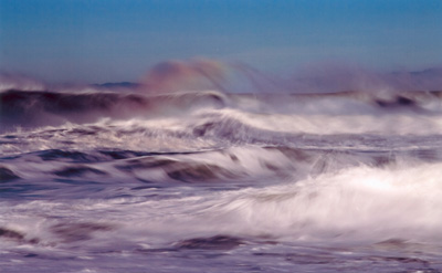 Ocean wave, Pacifica State Beach, By Alan Grinberg