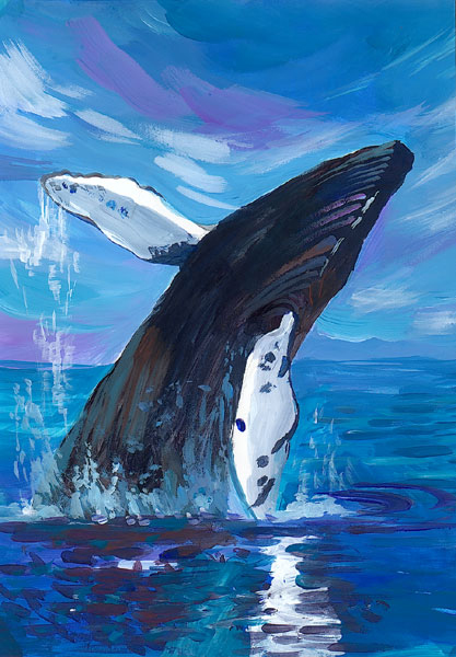 Whale, by Bogdan Florescu, 2nd Grade, Sacramento