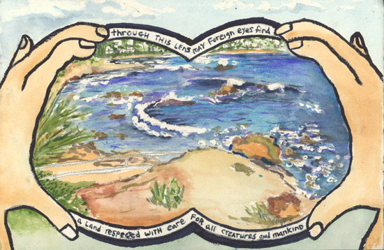 By Marlena Becker, 6th grade honorable mention in the 2009 Coastal Art & Poetry Contest