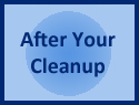 After your cleanup