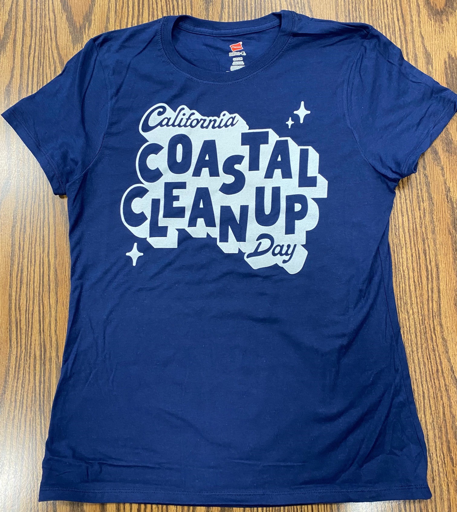 2022 Coastal Cleanup Day Fitted Crew T-Shirt